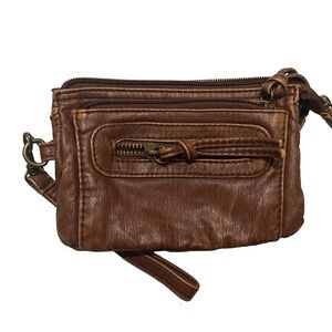 Boho Bongo Synthetic Leather Wristlet
